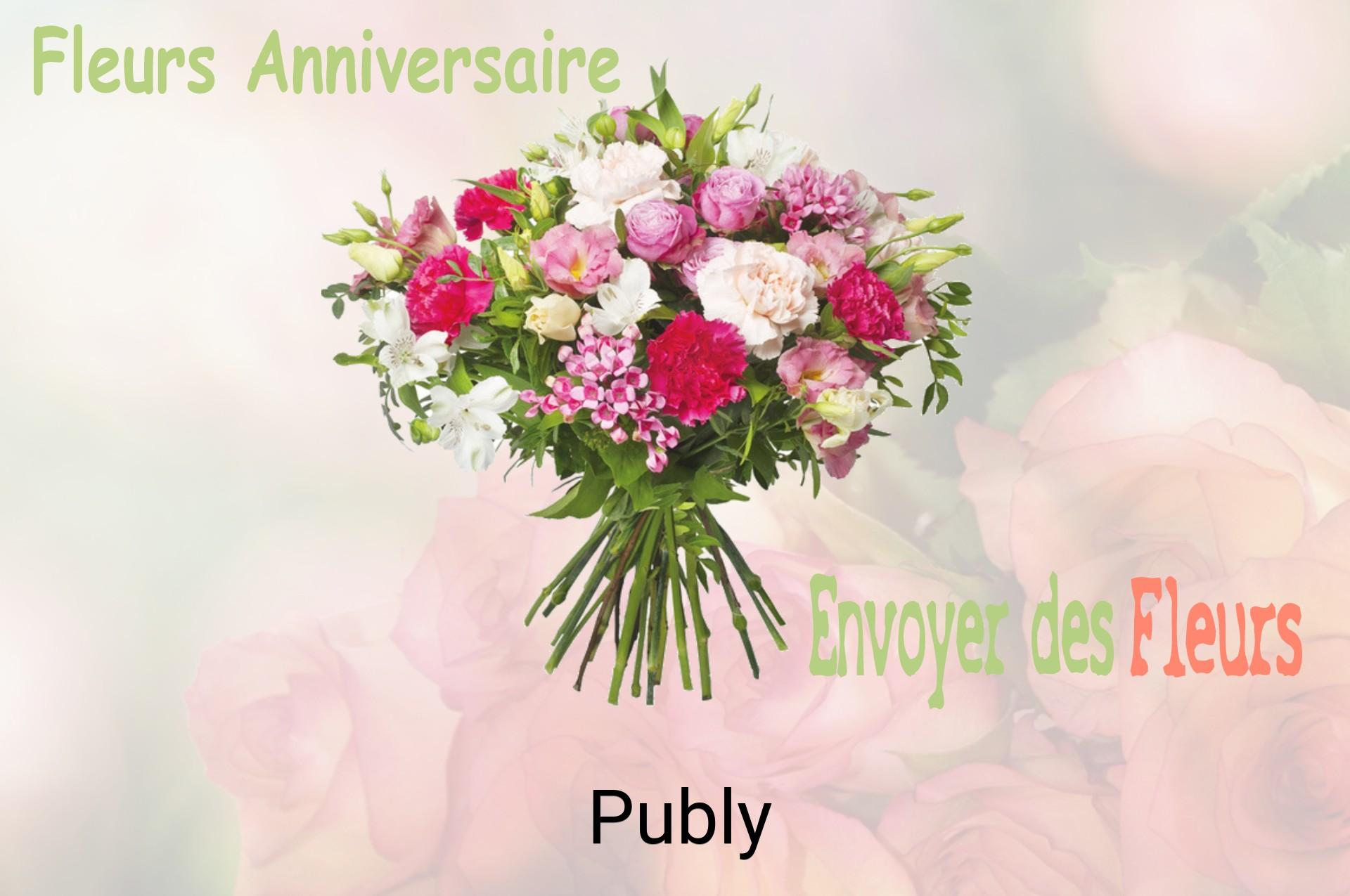Bouquet de fleurs d’anniversaire livré à Publy